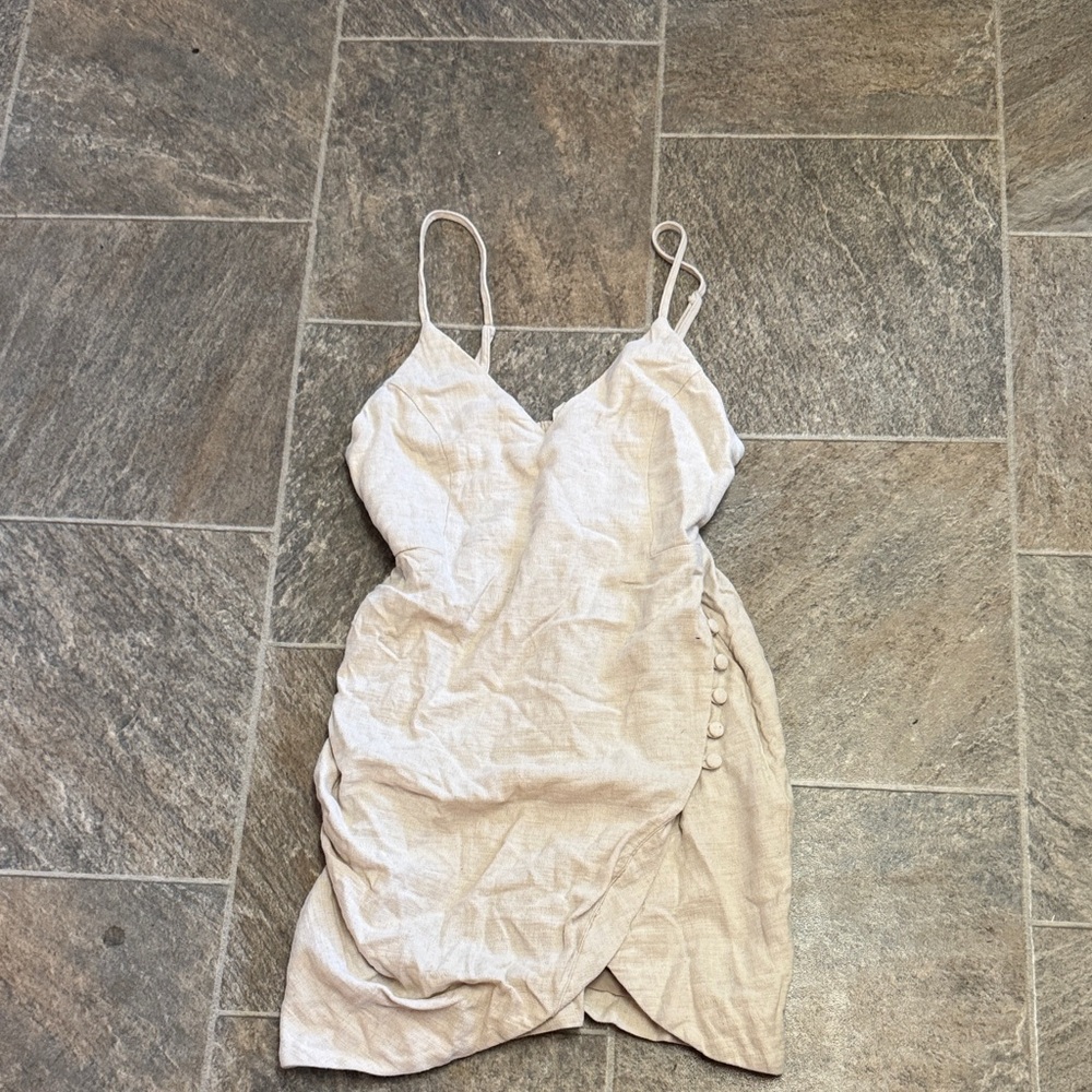 Urban Outfitters Cream Mini Dress